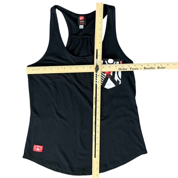 Virgin Orbit Pocket Art Black Red Tank Top Aerospace Space sz L Limited Edition - Picture 6 of 9